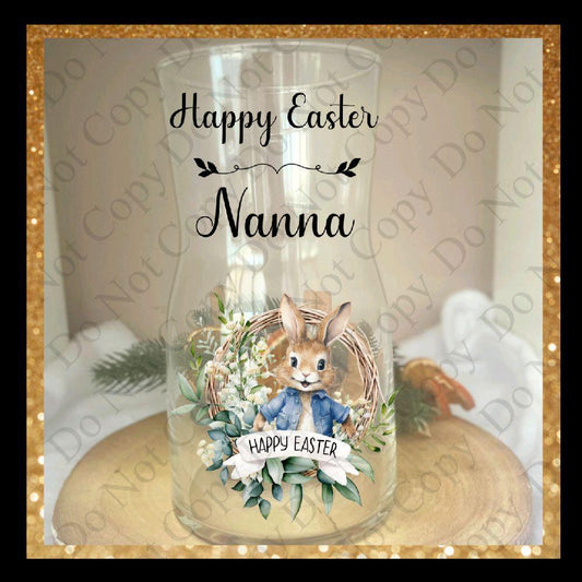 Easter personalised vase. Various options